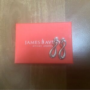 RETIRED James Avery Infinity Earrings .925